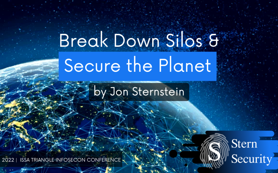 Break Down Silos & Secure the Planet